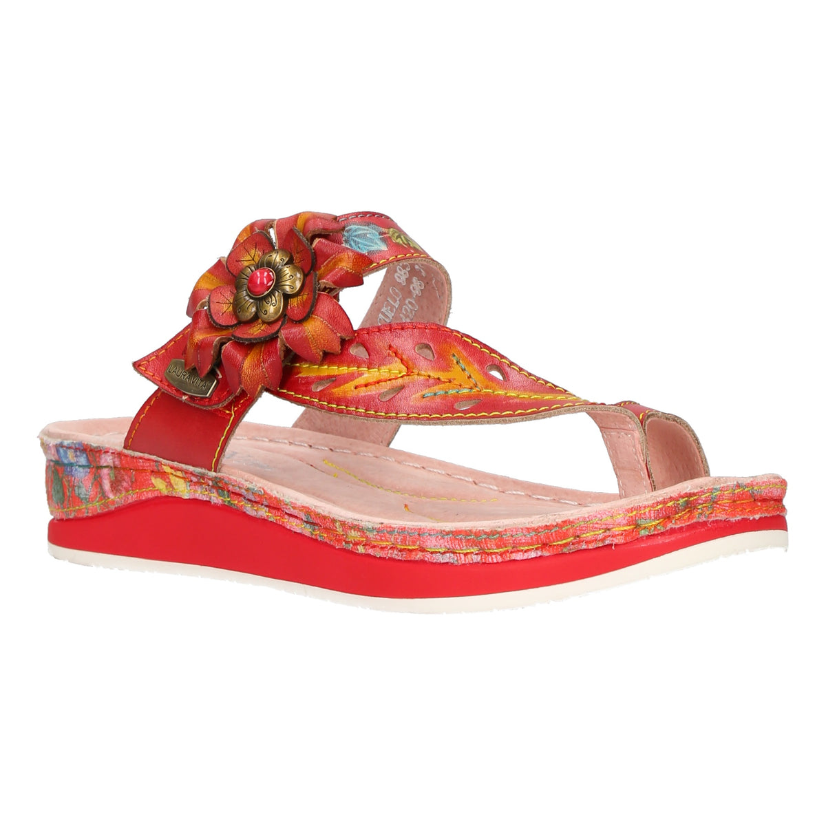 Lea Red Sandals