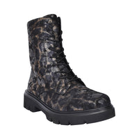 Load image into Gallery viewer, Tawny Black Leopard Print Ankle Boots
