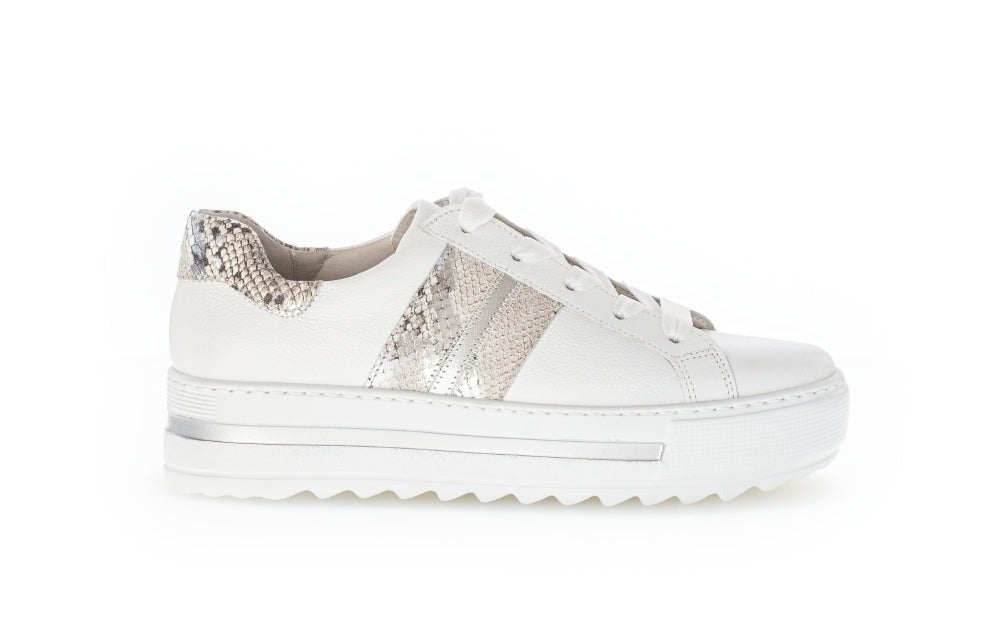 Hawk White Casual Trainers