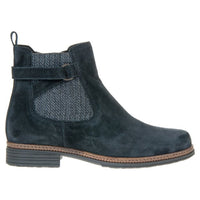 Load image into Gallery viewer, Nolene Blue Suede Ankle Boots
