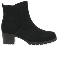 Load image into Gallery viewer, Delight Black Suede Ankle Boots
