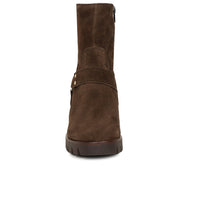 Load image into Gallery viewer, Buford Brown Suede Biker Ankle Boots
