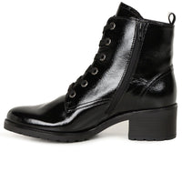 Load image into Gallery viewer, Jolyon Black Patent Ankle Boots
