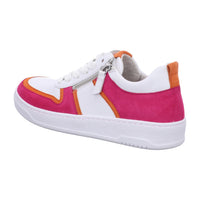 Load image into Gallery viewer, Beryl White/pink Lace Ups
