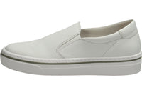 Load image into Gallery viewer, Compass White Slip-on Casual Loafers
