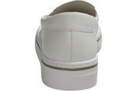 Load image into Gallery viewer, Compass White Slip-on Casual Loafers
