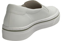 Load image into Gallery viewer, Compass White Slip-on Casual Loafers
