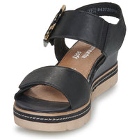 Load image into Gallery viewer, Paloma Black Leather Sandals
