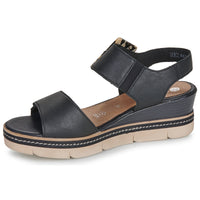 Load image into Gallery viewer, Paloma Black Leather Sandals
