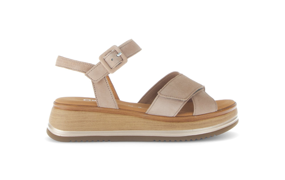 Adiva Sand Suede Sandals