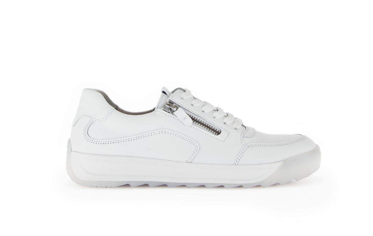 Looky White Lace Ups