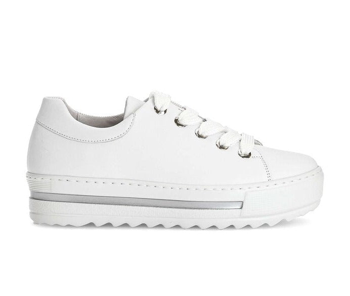 Hudson White Lace Ups