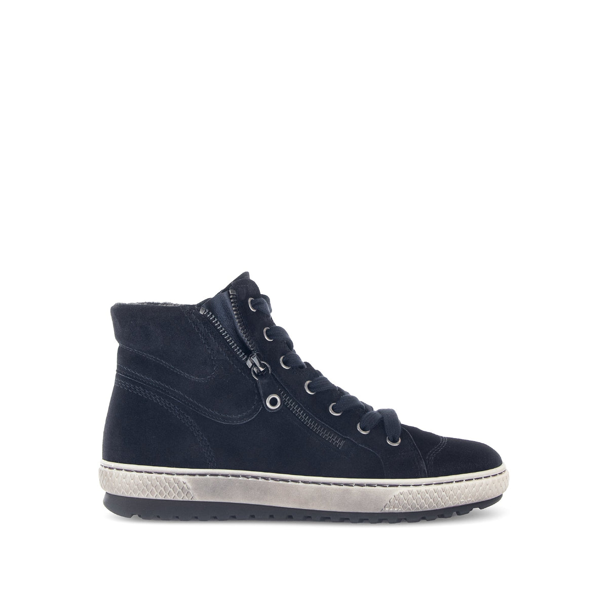 Bulner Navy Hi Top Trainers
