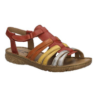 Load image into Gallery viewer, Ivy 02 Red Multi Sandals
