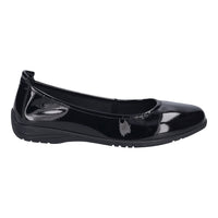 Load image into Gallery viewer, Fenja 01 Black Patent Slip on Ballet Pumps
