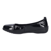 Load image into Gallery viewer, Fenja 01 Black Patent Slip on Ballet Pumps
