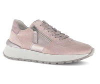 Load image into Gallery viewer, Sullivan Rose Pink Patent Lace Ups
