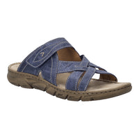 Load image into Gallery viewer, Brenda 10 Blue Slip On Sandals
