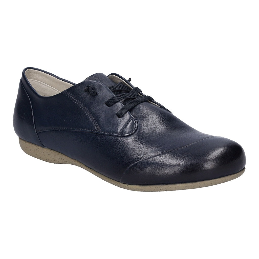 Fiona 01 Dark Blue Slip on Shoes