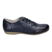 Load image into Gallery viewer, Fiona 01 Dark Blue Slip on Shoes
