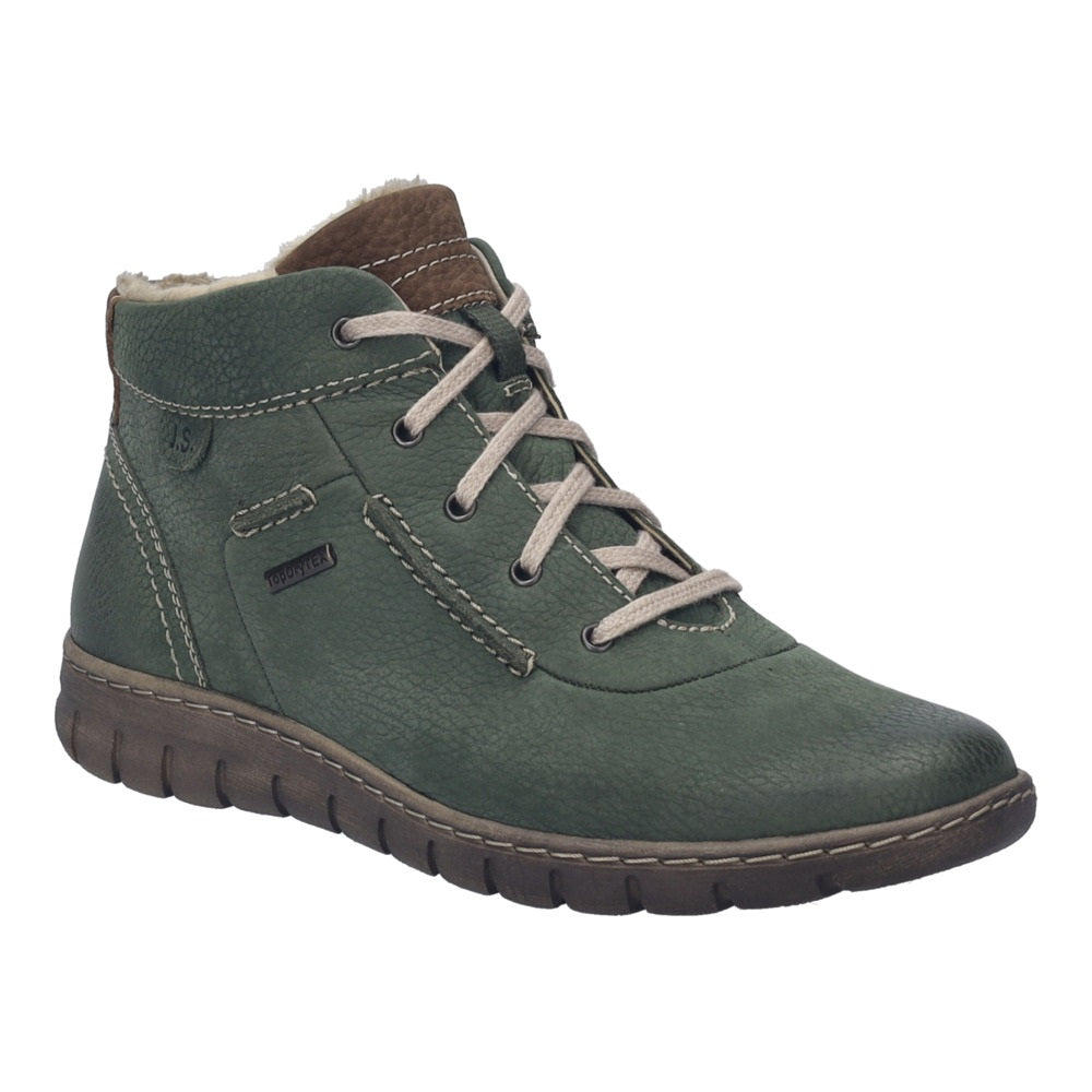 Steffi 53 Green Casual Ankle Boots