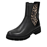 Load image into Gallery viewer, Hayes Black/Print Chelsea Ankle Boots
