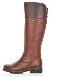 Load image into Gallery viewer, Melany Brown Leather Womens Knee High Boots
