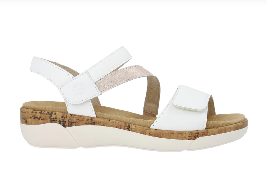 Nicola White Sandals