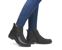 Load image into Gallery viewer, Town Black Ankle Boot
