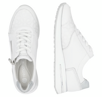 Load image into Gallery viewer, Envy White Lace up Trainers
