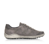 Load image into Gallery viewer, Abigail Grey Lace Ups
