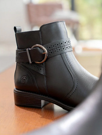 Load image into Gallery viewer, Marylebone Black Ankle Boot
