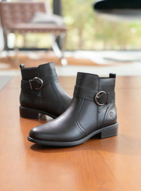 Load image into Gallery viewer, Marylebone Black Ankle Boot
