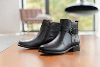 Load image into Gallery viewer, Marylebone Black Ankle Boot
