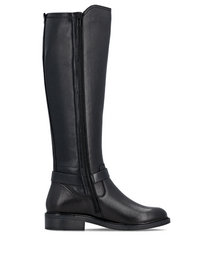 Load image into Gallery viewer, Sutton Black Leather Womens Knee High Boots

