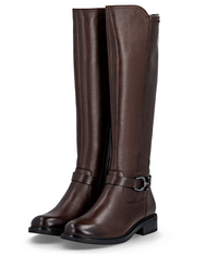 Load image into Gallery viewer, Sutton Brown Leather Womens Knee High Boots
