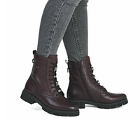 Load image into Gallery viewer, Mottingham Burgundy Ankle Boots
