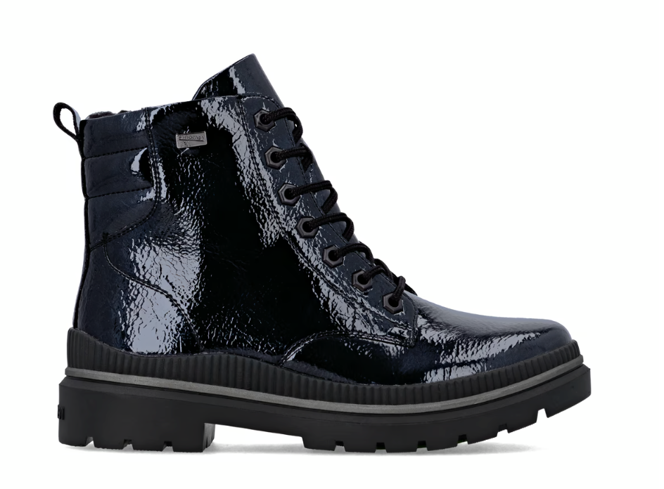 Rayes Navy Ankle Boots