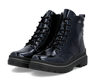 Load image into Gallery viewer, Rayes Navy Ankle Boots
