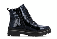 Load image into Gallery viewer, Rayes Navy Ankle Boots
