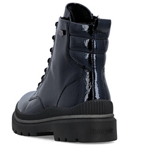 Load image into Gallery viewer, Rayes Navy Ankle Boots
