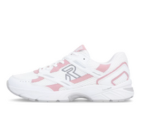 Load image into Gallery viewer, Blossom White Lace up Mesh Trainers
