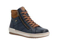 Load image into Gallery viewer, Tweed Blue Ankle Boots
