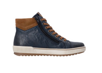 Load image into Gallery viewer, Tweed Blue Ankle Boots
