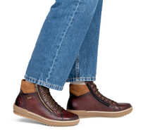 Load image into Gallery viewer, Tweed Red Ankle Boots

