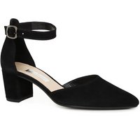 Load image into Gallery viewer, Gala Black Open Court Shoes
