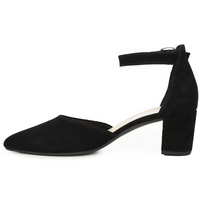 Load image into Gallery viewer, Gala Black Open Court Shoes
