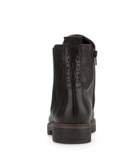 Load image into Gallery viewer, Leila Black Leather Chelsea Ankle Boots
