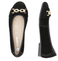 Load image into Gallery viewer, Margarita Black Ballet Pumps
