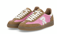 Load image into Gallery viewer, Willow Pink Lace up Trainers
